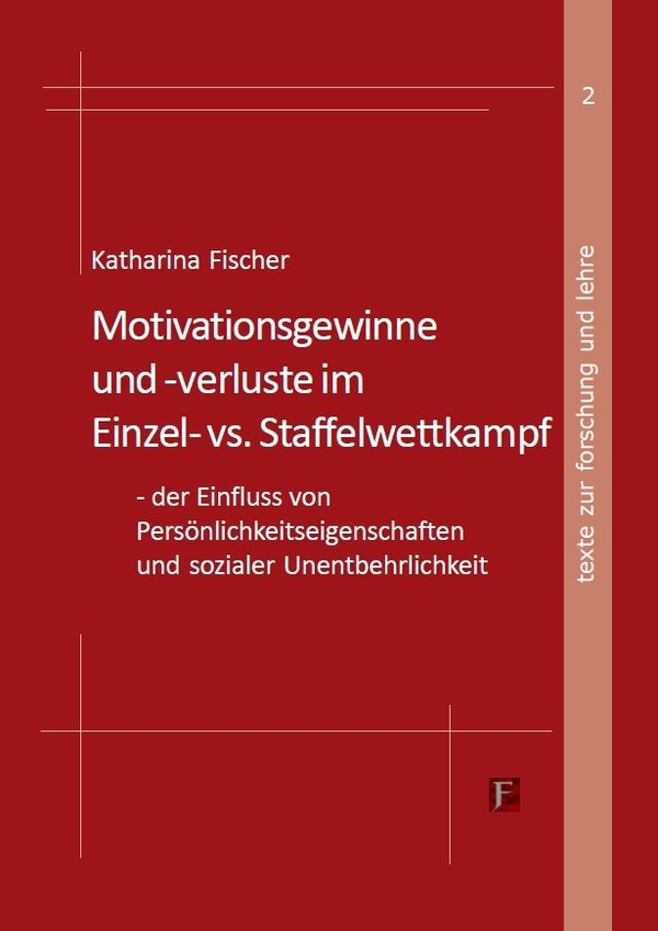 (538) Katharina Fischer:  Motivationsgewinne und -verluste im Einzel- vs. Staffelwettkampf